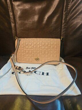 Coach Dinky In Signature Leather